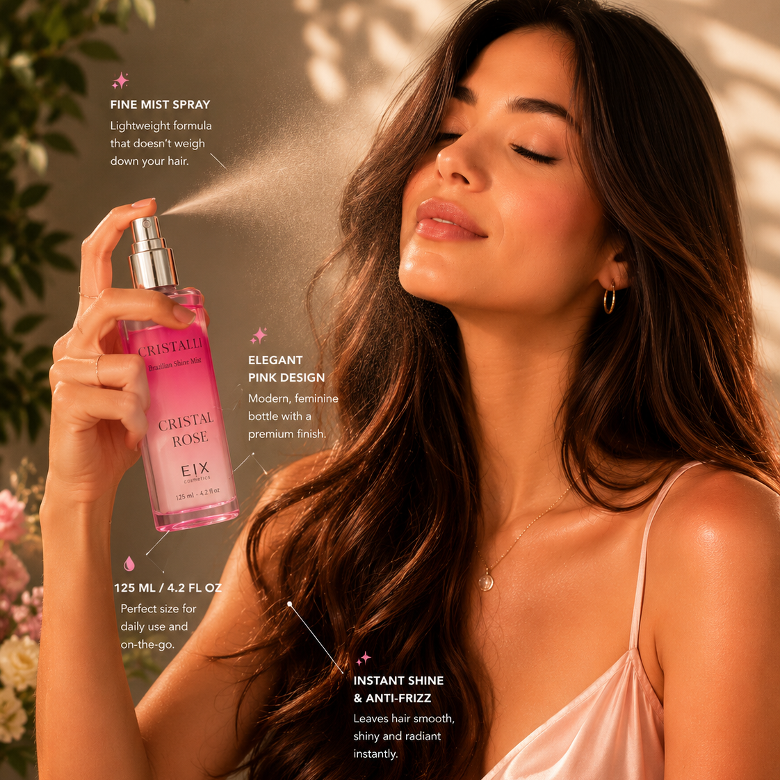 CRISTAL ROSE Brazilian Shine Mist